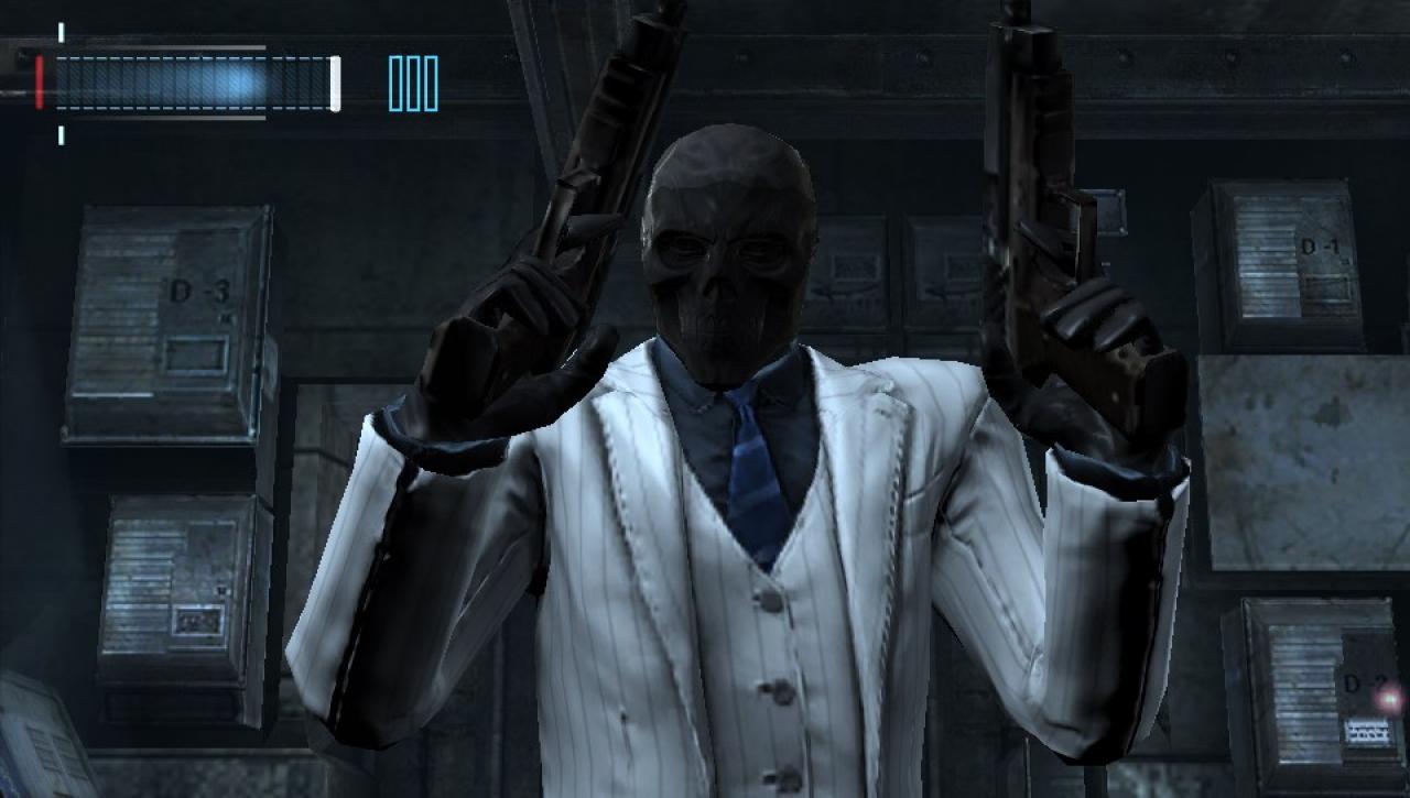 [28/10/2013] PS Vita: Black Mask ist einer der Superschurken, die Blackgate unter ihre Kontrolle gebracht haben. Wie alle Figuren bleibt er in der Geschichte eher blass.