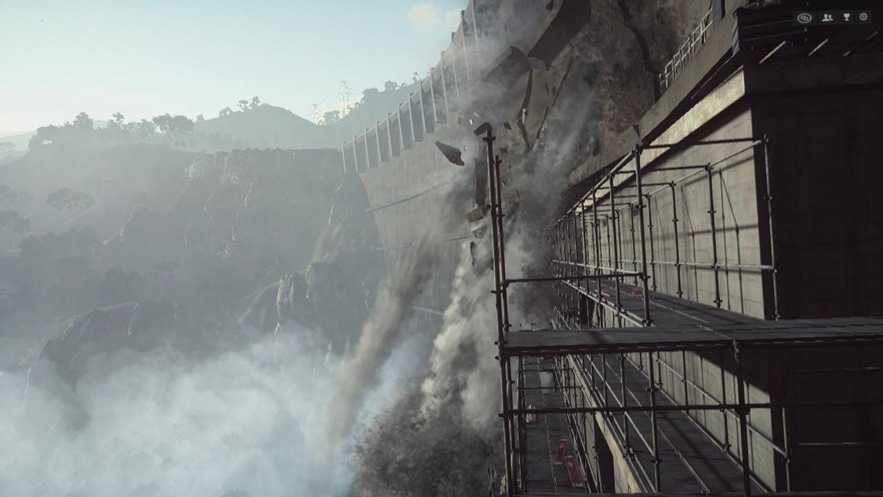 [28/10/2013] Battlefield 4 im Test: Bombastische Szenen wie die Sprengung eines Staudamms gehören zu den Highlights der Kampagne.