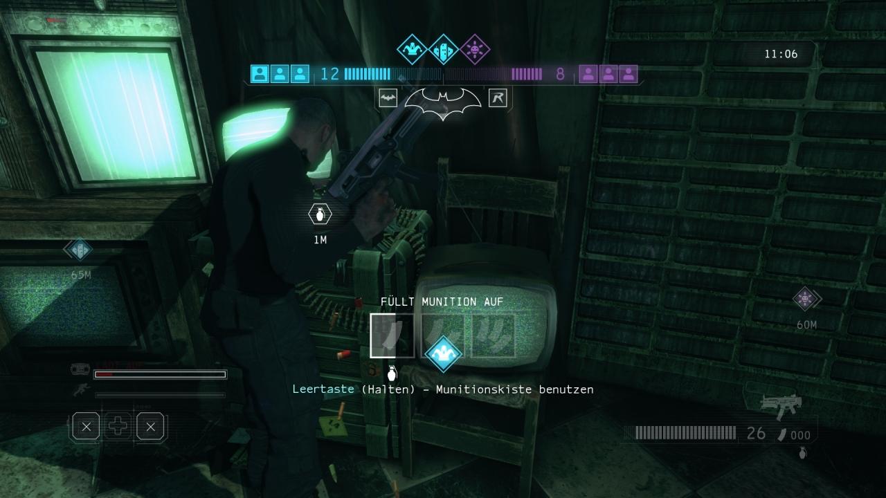 [29/10/2013] Multiplayer: Gangster füllen ihre Munition an alarmgesicherten Kisten auf - sich Nachschub zu holen macht einen Höllenlärm und lockt Gegner an.