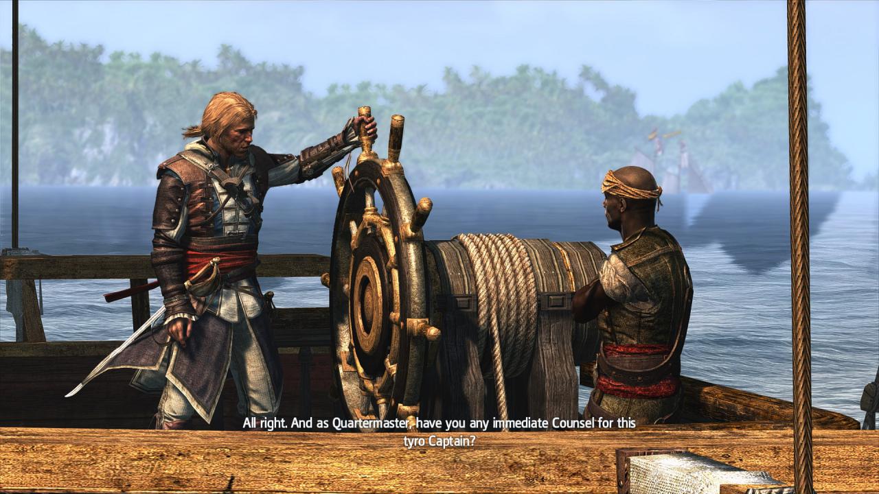 [22/11/2013] Assassin's Creed 4: Black Flag rückt die bereits aus dem dritten Teil bekannte Seefahrt weiter in den Mittelpunkt und verbessert sie in nahezu allen Aspekten. Wer etwas für Seeschlachten und große Schiffe übrig hat, kommt um Black Flag nicht herum.