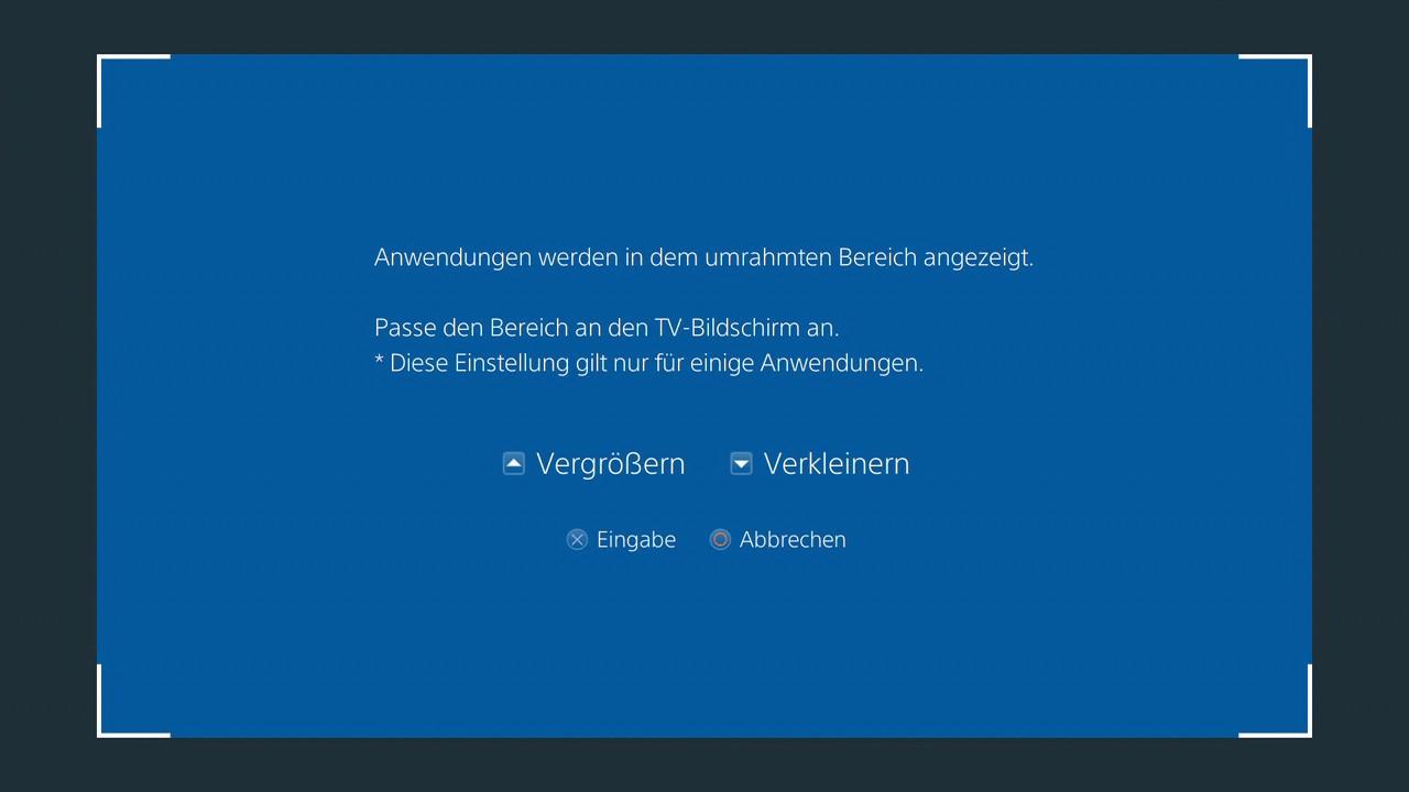 [21/11/2013] PS4 Tipps: Auf der PS3 musstet ihr die Einstellung des Anzeigebereichs, wodurch HUD-Elemente exakt auf euren Fernseher passen, noch in jedem Spiel vornehmen. Auf PS4 stellt ihr ihn einmalig im Konsolenmenü ein.