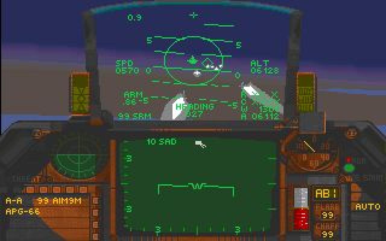 [29/01/2014] Falcon 3.0: Flighstickpflicht, mit dem Keyboard holte hier niemand auch nur eine MiG vom Himmel.