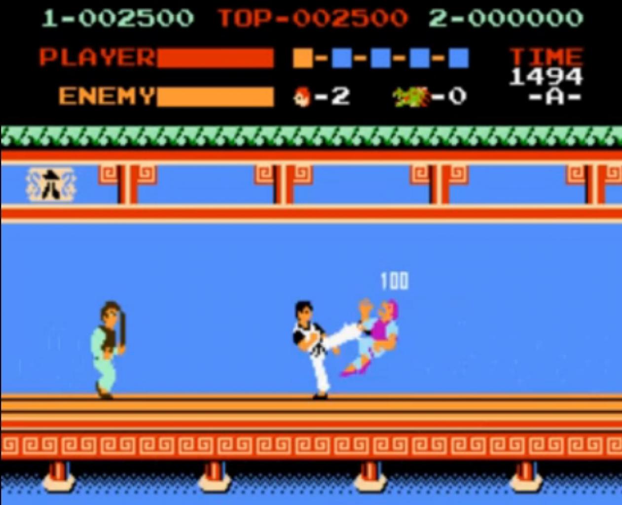 [28/01/2014] Kung Fu - Das Spiel bot nur 5 Levels und wenige Gegnertypen. Doch damals war das Spiel bockschwer. - Leser-Vorschlag