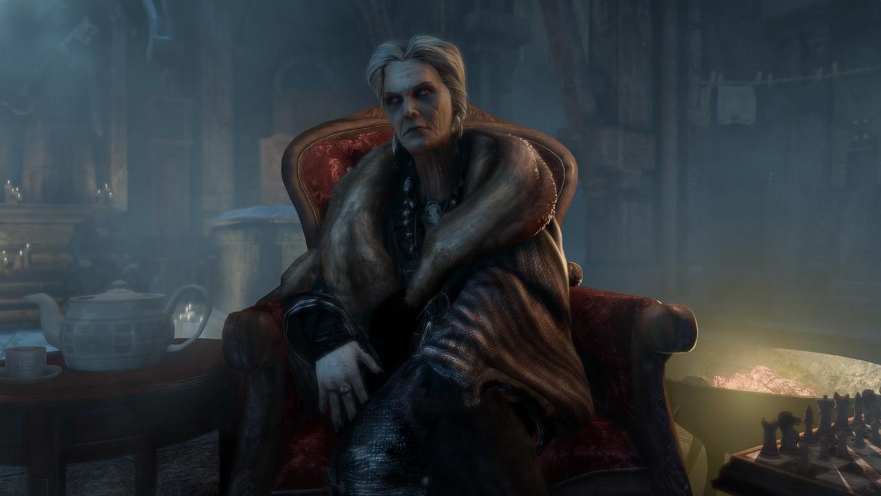 [24/01/2014] Thief: Interessante Charaktere, im Bild die Bettlerkönigin, tragen zur mysteriösen Stimmung der Story bei.Welche Rolle die alte Dame im Spiel genau hat, wollen wir euch jedoch nicht verraten.