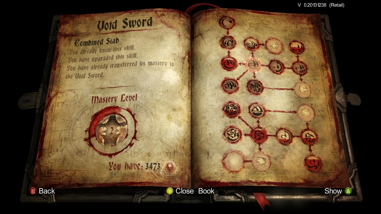 [24/02/2014] Das Skill-System: Wenn Gabriel neue Attacken freischaltet und diese danach häufig nutzt, kann er seine drei Hauptwaffen jeweils zweimal aufleveln. (PC)