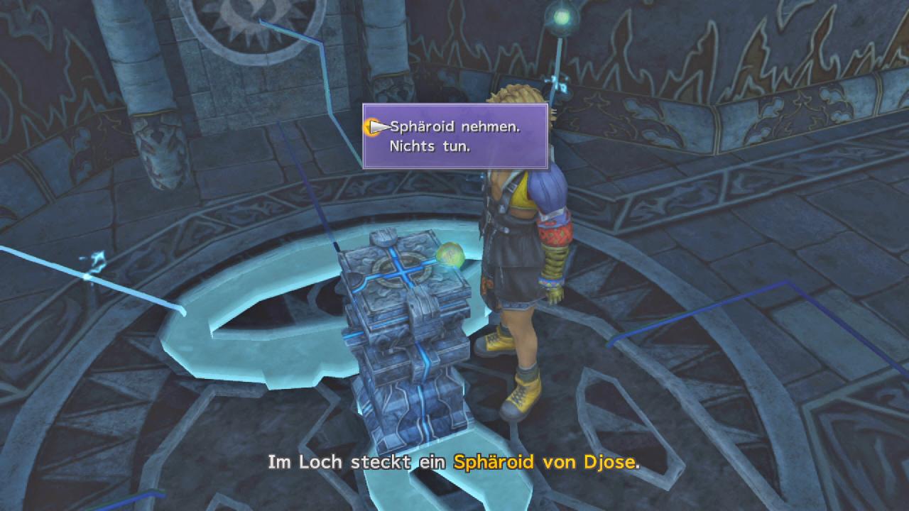 [19/03/2014] Kopfnuss: Im Spielverlauf gelangt ihr in Tempel, in denen ihr kleine, nicht allzu unterhaltsame Rätsel lösen müsst (FF 10).