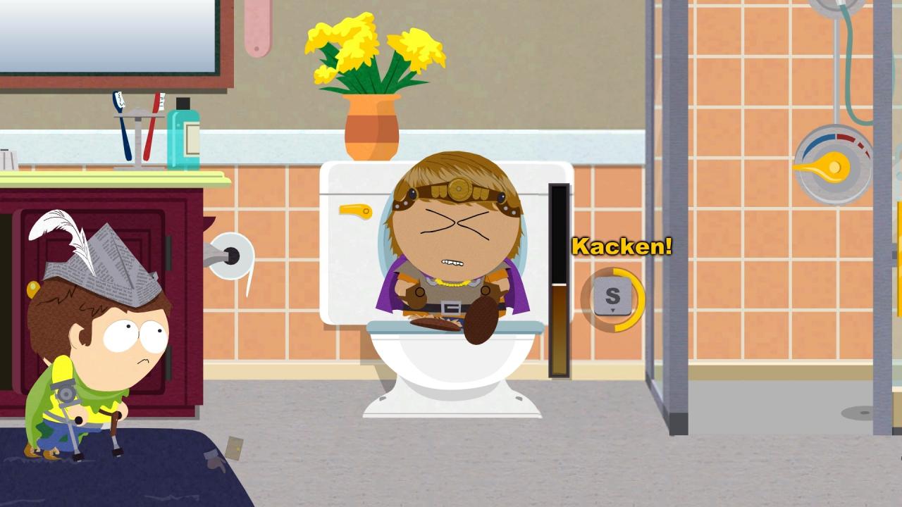 [03/03/2014] Kacken auf Knopfdruck: Der extreme Fäkalhumor dürfte nur South Park-Fans zusagen.