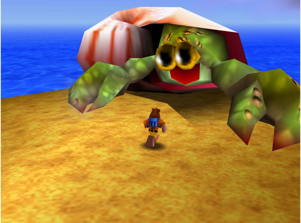 [01/04/2014] Banjo Kazooie (1998 N64) - Witzig, bunt und technisch für die damalige Zeit eine echte Meisterleistung. Mit dem verrückten Abenteuer des Braunbären Banjo und der frechen Möwe Kazooie kam Rare ganz nah an das große Vorbild heran. Der letzte Akt gegen die fiese Hexe Gruntilda (samt legendärem Quiz) zählt ebenso zum Highlight des Genres, wie die unvergessliche 4-Jahreszeiten-Welt.