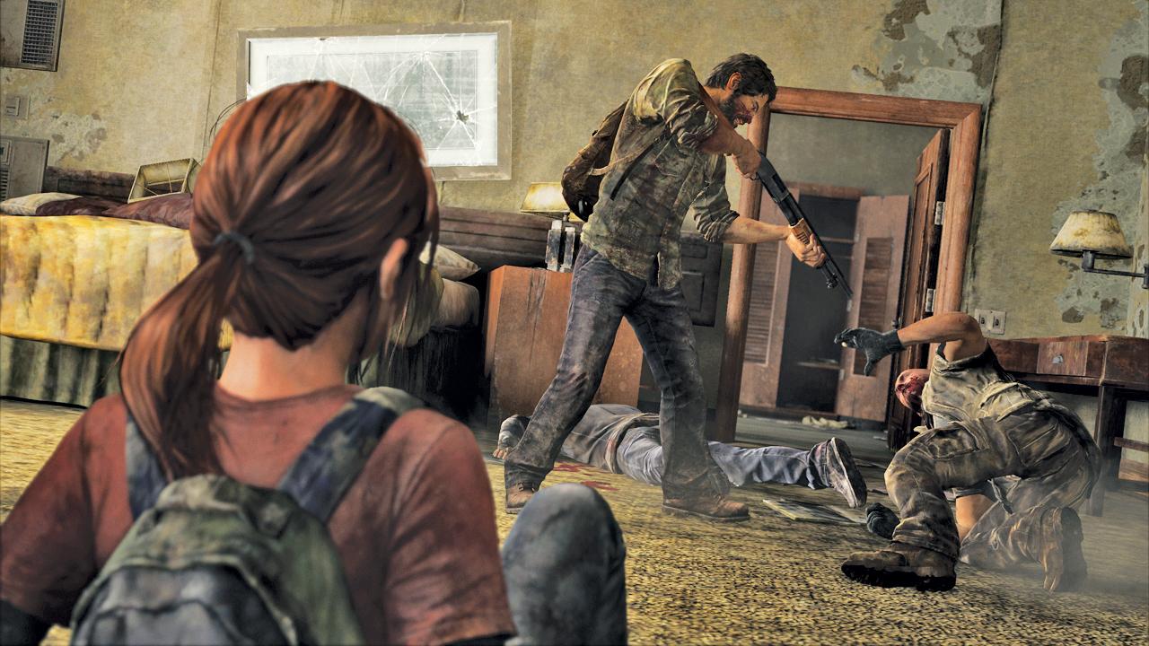 [28/04/2014] Kopfschuss: Die Welt von The Last of Us ist unglaublich hart und geizt nicht mit brutalen Szenen.