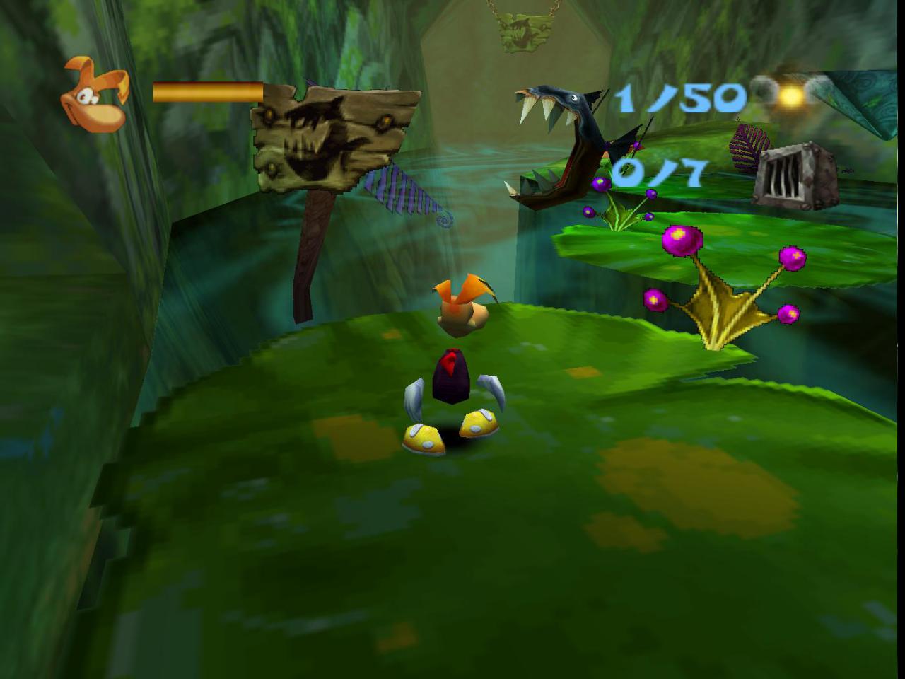 [01/04/2014] Rayman 2: The Great Escape (1999 N64, PC, PS, DC) - Auch Rayman wurde erfolgreich in die dritte.Dimension boxiert. Bereits 1999 musste der arm-, und beinlose Held seine Freunde aus der Gefangenschaft fieser Piraten befrein und schaltete auf seinere Reise zahlreiche Upgrades im Kampf gegen das Böse frei. 2003 folgte ein dritter Teil für PS2, Xbox, Gamecube, Handhelds und PC. Mittlerweile hüpft aber auch dieses Kerlchen wieder lieber seitwärts durch die Levels.