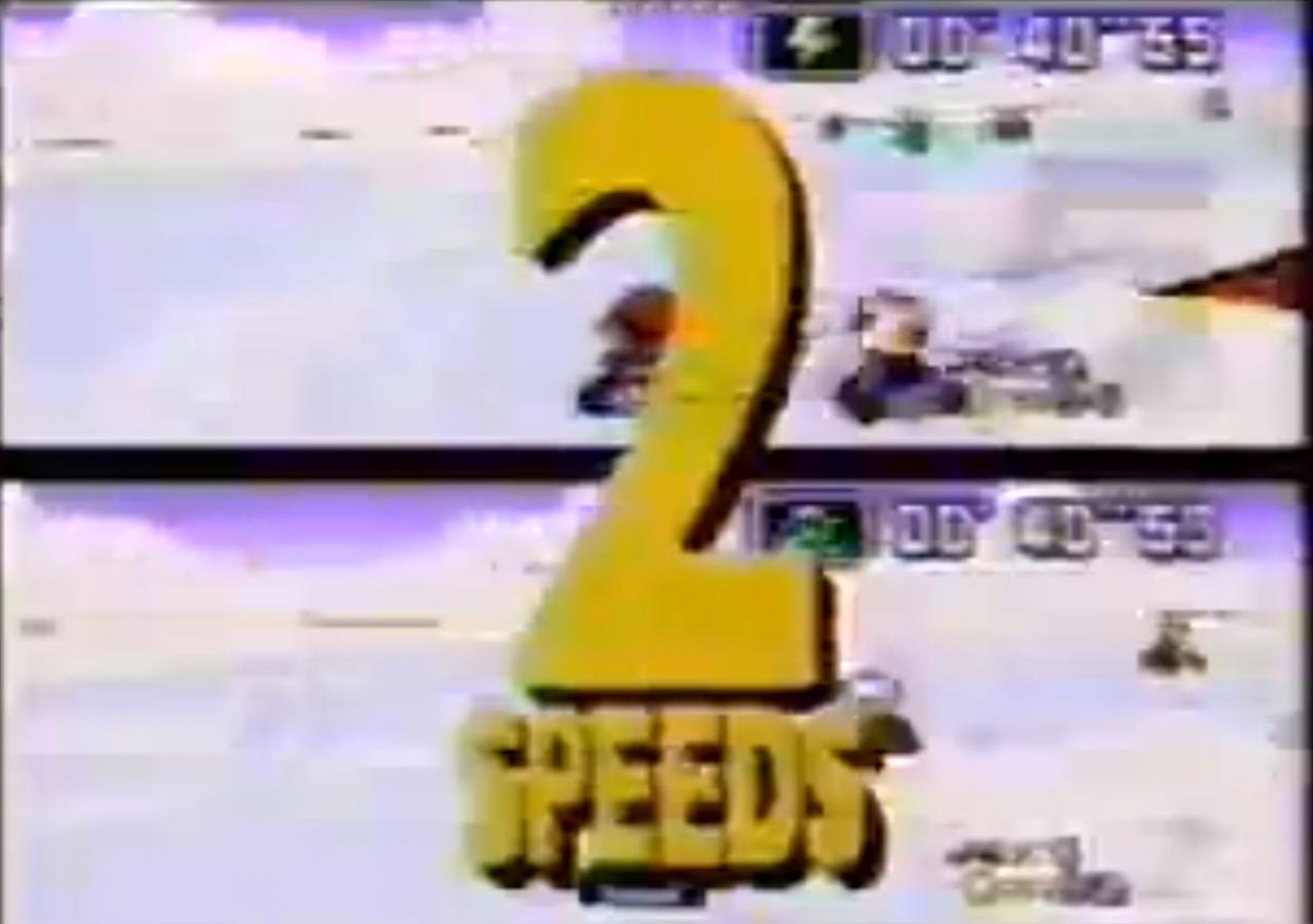 [20/05/2014] In Super Mario Kart für den SNES soll es zwei verschiedene Geschwindigkeiten gegeben haben - so haben zumindest die Macher des Rennspiels von Nintendo in einer damaligen TV-Werbung geworben.