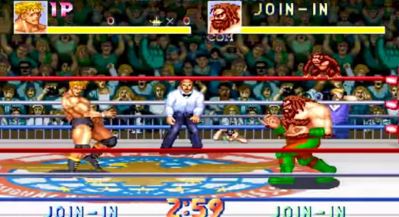 [28/05/2014] Ein cooles Wrestling-Game ganz ohne Legenden wie Hulk Hogan, The Undertaker oder The Rock? Ja, zu SNES-Zeiten war das noch möglich: Saturday Night Slam Masters schickt euch für Schaukämpfe rund um den Globus - wir finden: mindestens eine Neuauflage wert!