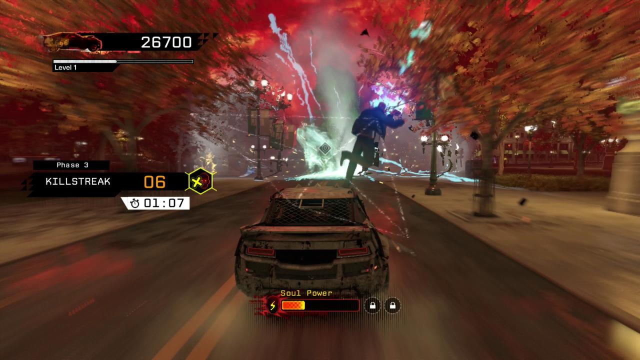 [26/05/2014] Digital Trips 2: In Madness überfahrt ihr brennende Zombies auf den virtuellen Straßen Chicagos. Absurd, simpel, aber lustig.