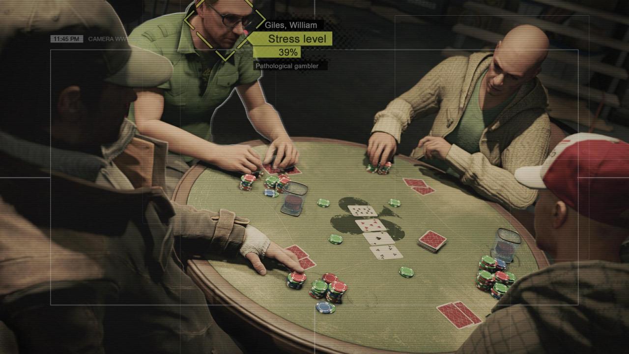 [08/05/2014] In Watch Dogs gibt es viele verschiedene Möglichkeiten, euer virtuelles Konto aufzubessern. Wer eine entspannte Runde Poker spielen möchte, kommt hier auch auf seine Kosten. Mit dem Smartphone könnt ihr euren Gegner sogar in die Karten schauen.