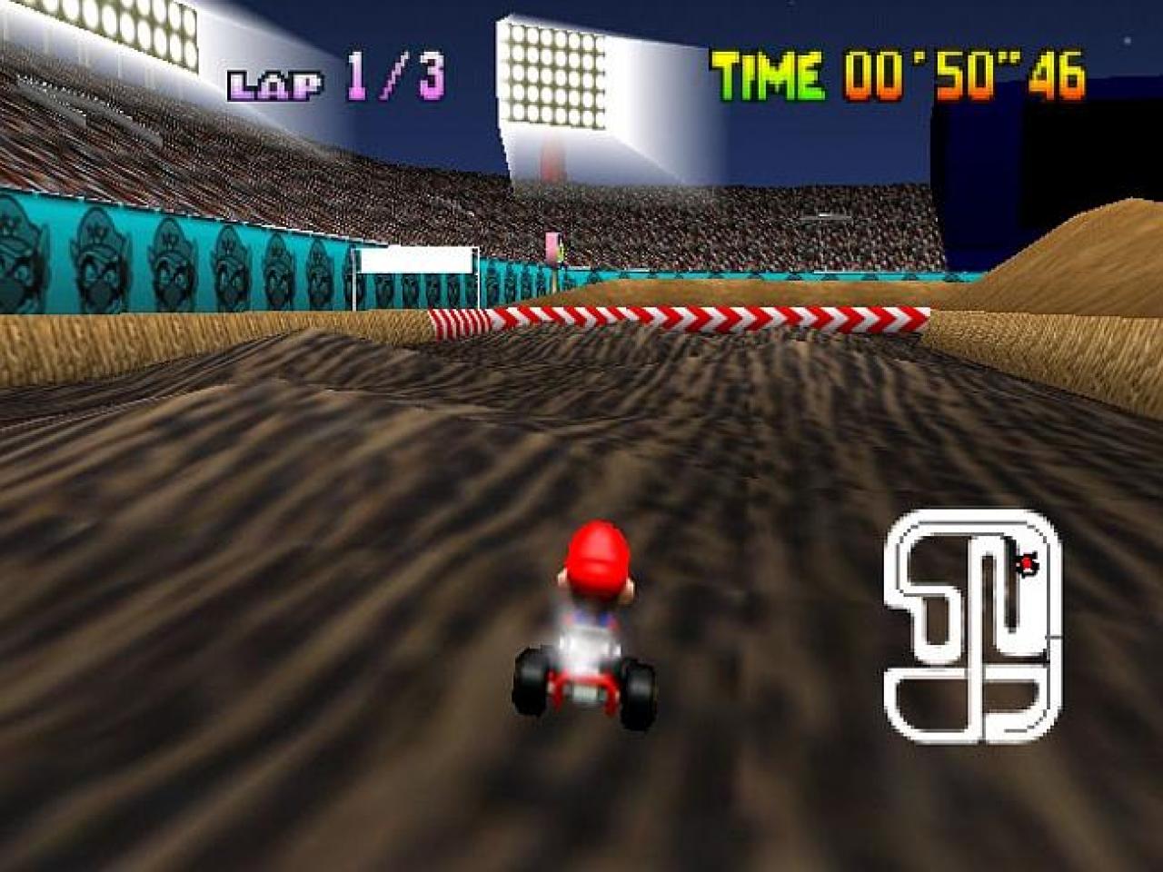 [20/05/2014] Das Wario Stadium aus Mario Kart 64 ist der einzige Rundkurs in der Geschichte der Mario Kart-Reihe, der nicht neu aufgelegt bzw. gestaltet wurde.