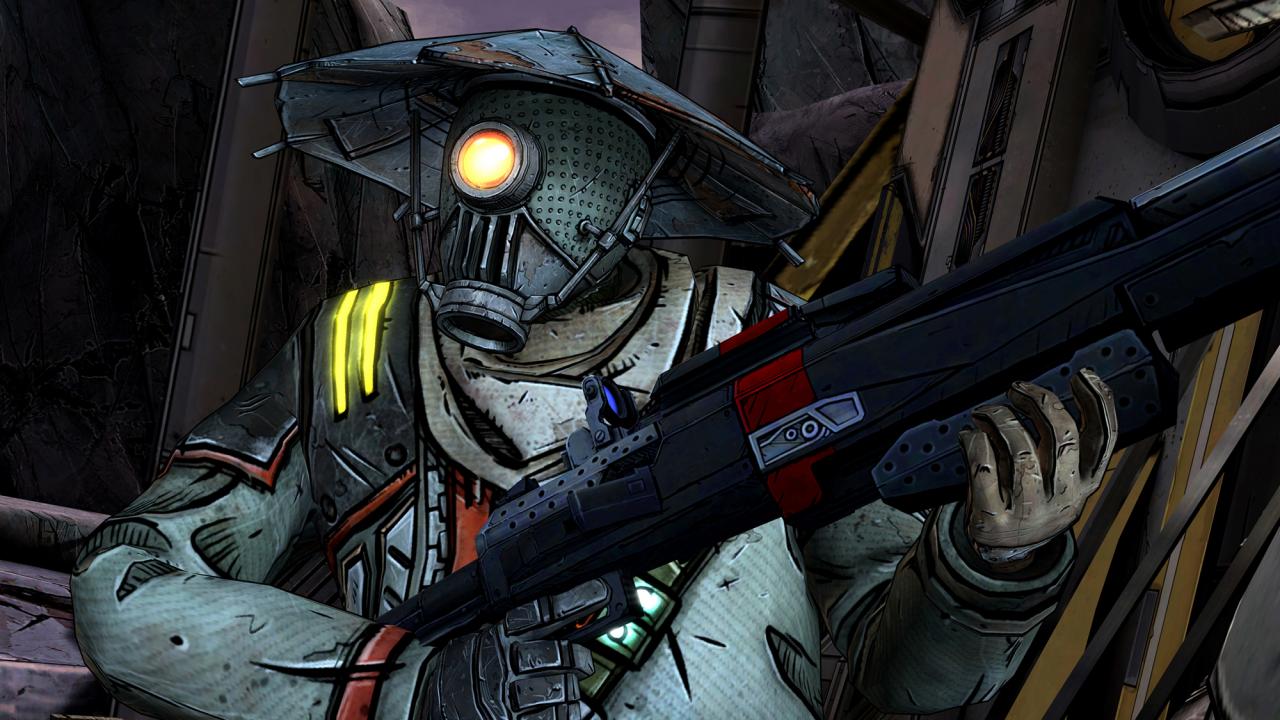 [17/06/2014] Die Verkaufsautomaten gibt es in Borderlands nicht umsonst. Da wir nicht unendlich viele Slots in unserem Rucksack zur Verfügung haben, müssen wir uns früher oder später von den ganzen Waffen trennen, die man da einsammeln kann. Ob man sie nun in Kisten findet oder Gegnern abknöpft, die man zuvor zersiebt hat. Dass man zu Beginn des Spiels auch nur zwei Waffen ausrüsten kann, schränkt uns noch einmal ein Stück. Wenn gerade kein Händler in der Nähe ist, müssen wir, schweren Herzens, den Krempel auch einfach mal fallen lassen.