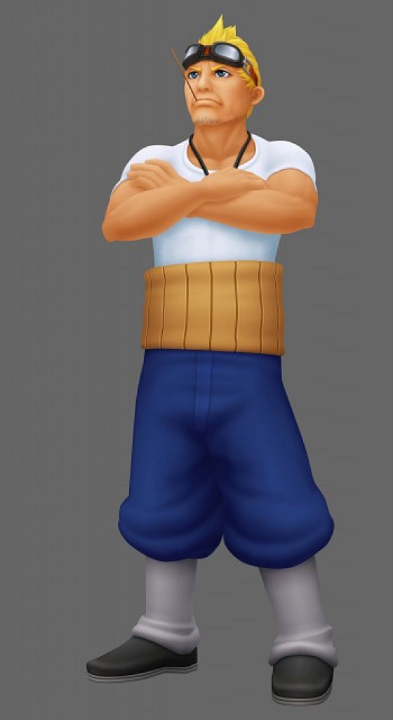 [21/08/2014] In Kingdom Hearts hat Cid aus Final Fantasy einen Gastauftritt. In diesem Spiel treffen wir das erste Mal in Traverse auf ihn, wo er einen Shop betreibt. Und ganz Getreu seinem Ruf aus Final Fantasy trägt er auch hier seine Fliegerbrille auf der Stirn.
