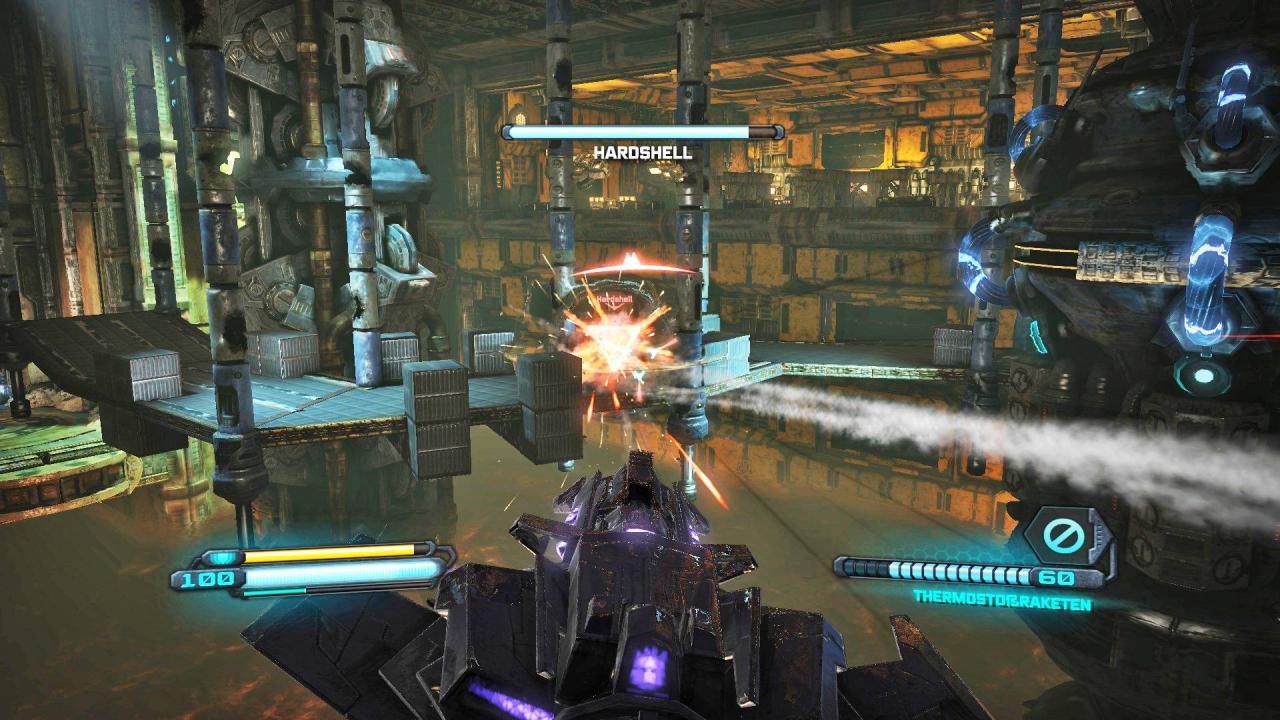 [20/08/2014] Jetlag: Die Vehikel, in die sich eure Transformers verwandeln, sind zwar abwechslungsreich gestaltet, steuern sich aber alle gleich schwammig und hakelig.