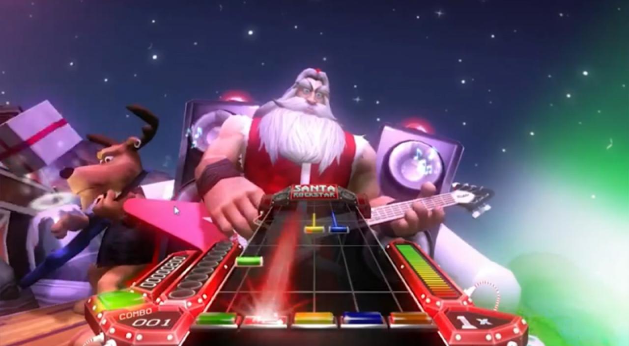 [14/08/2014] Was passiert, wenn Santa Claus mit seinem Rentier-Schlitten verunglückt und wir alle Gefahr laufen in Santa Rockstar, an Weihnachten keine Geschenke zu bekommen? Selbstverständlich übernimmt der Rockstar auf Umwegen, der den Schlamassel durch Fahren bei schlechter Sicht überhaupt erst ausgelöst hat, die Verantwortung dafür! Prompt werden Santas Kräfte angezapft, bei denen der lange wallende Bart mit inbegriffen ist, und im Guitar-Hero-Style rocken, äh, retten wir Weihnachten!