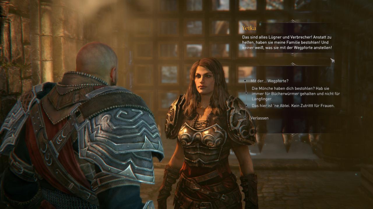 [28/10/2014] Yetka ist eine von mehreren NPCs, die der bruchstückhaften Geschichte leider kaum etwas hinzufügen. (PC)