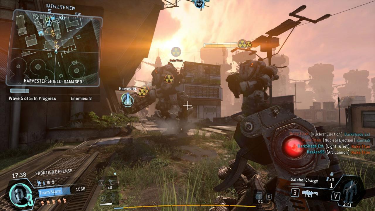 Nuke-Titans explodieren beim Exitus und richten in einem gro&szlig;em Radius Schaden an.