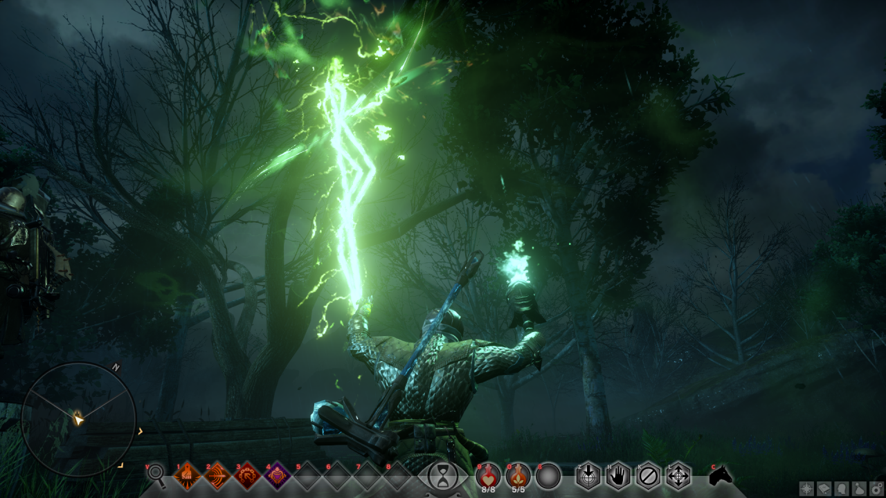 [14/11/2014] Dragon Age: Inquisition im Test - Dämonische Risse schließt unser Held dank seines magischen Mals.