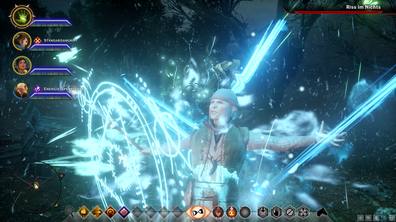 [14/11/2014] Dragon Age: Inquisition im Test - Frostbite 3 zeigt, was es kann - unter anderem hübsche Frostzauber darzustellen.