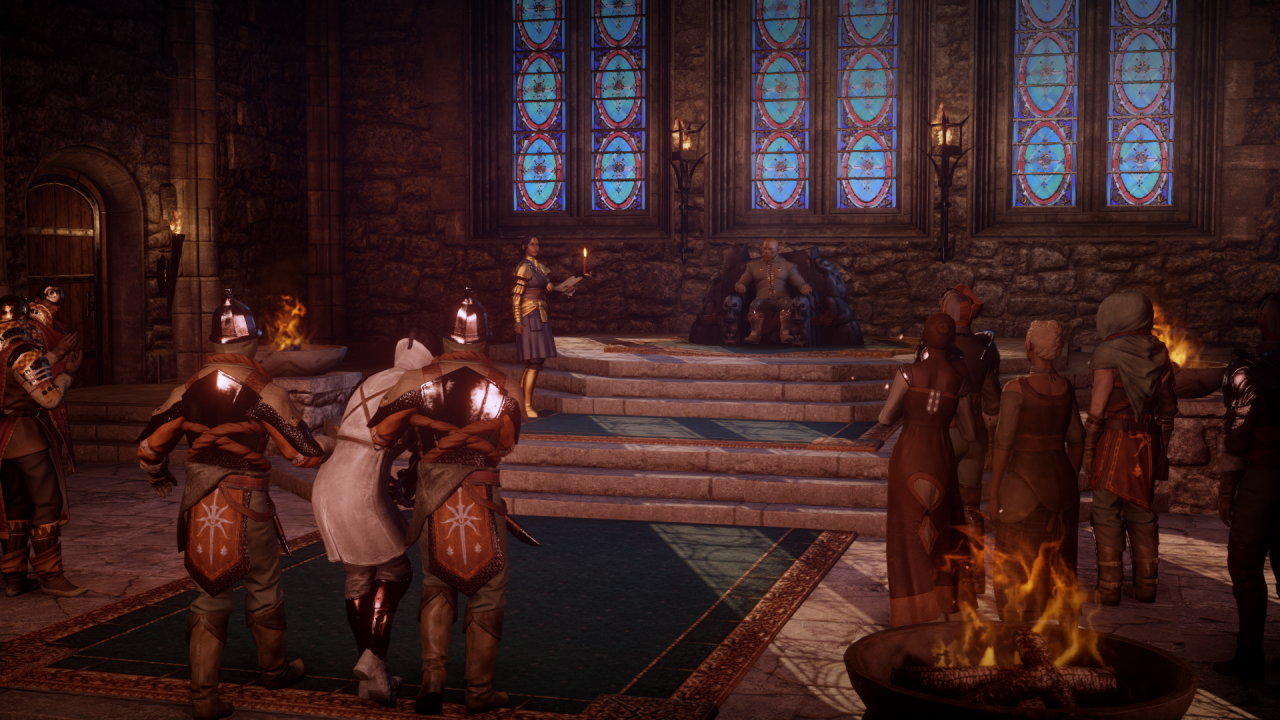 [10/11/2014] Dragon Age: Inquisition im Test - Zu euren Aufgaben als Inquisitor gehört es unter anderem, Gerichtsurteile zu fällen.