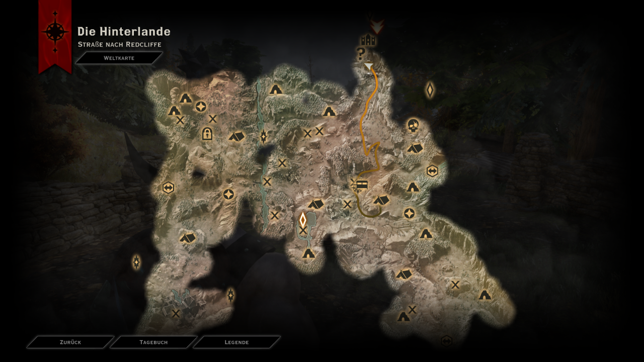 [10/11/2014] Dragon Age: Inquisition im Test - Die Questgebiete sind gespickt mit interessanten Locations. Was fehlt, ist eine Notizfunktion für eigene Angaben.