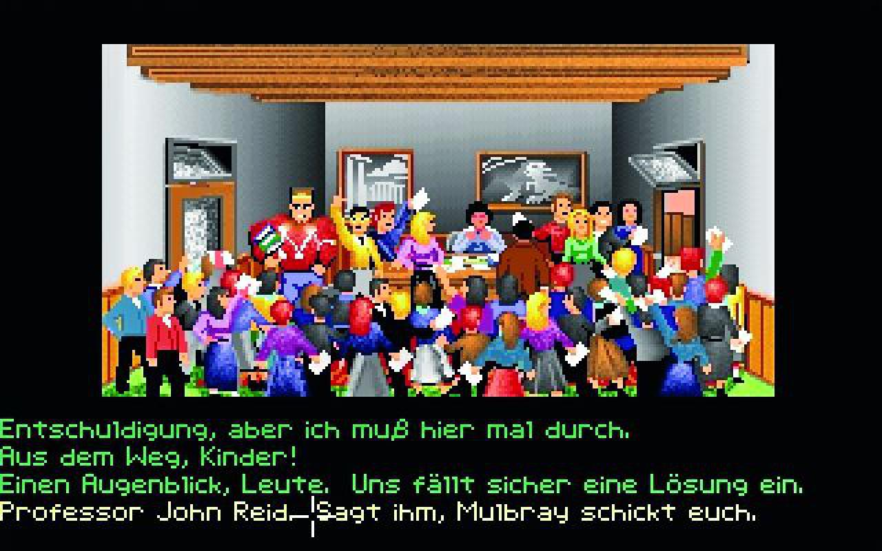 [09/12/2014] Auch diese Szene kann der virtuelle Indy anders lösen als sein Pendant im Film. (Indiana Jones und der letzte Kreuzzug) Quelle: PC/VGA-Version, ScummVM