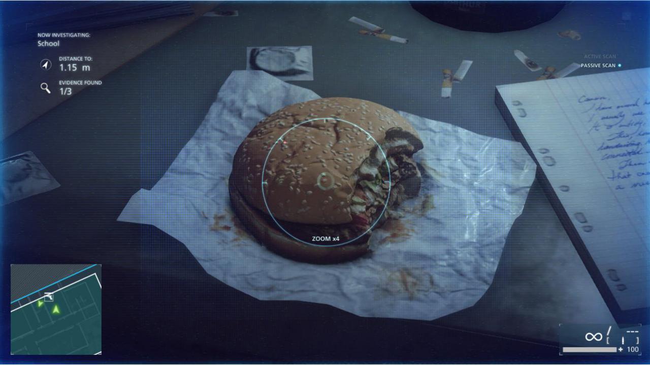 [20/03/2015] Szene aus Battlefield Hardline mit Hamburger.