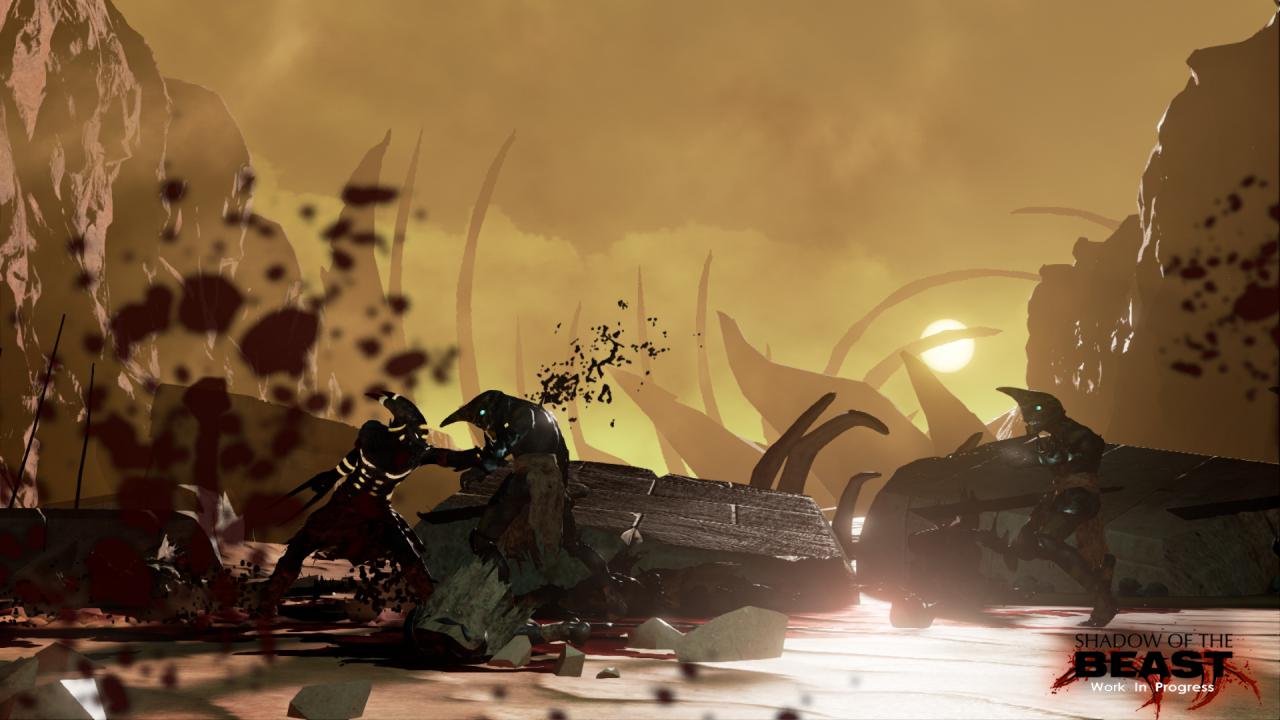 [16/04/2015] Schnipp, Schnapp, Kopf ab: Im PS4-Remake von Shadow of the Beast geht's zur Sache.