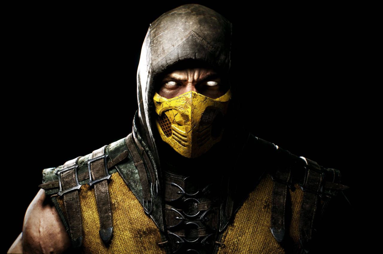 Scorpion aus Mortal Kombat.