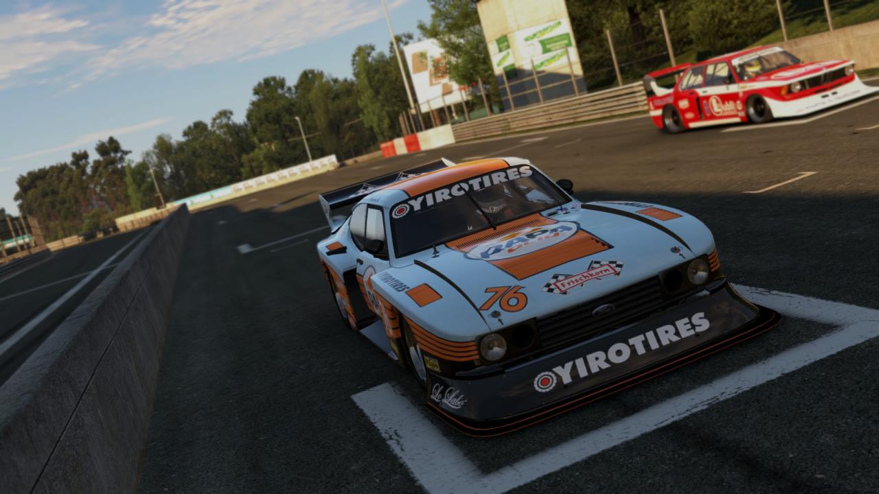 [05/05/2015] Wenn beim Ford Zakspeed Capri der Turbo einsetzt, muss man auch in Project Cars wachsam sein - der Wagen wird dann zickig. (PS4)