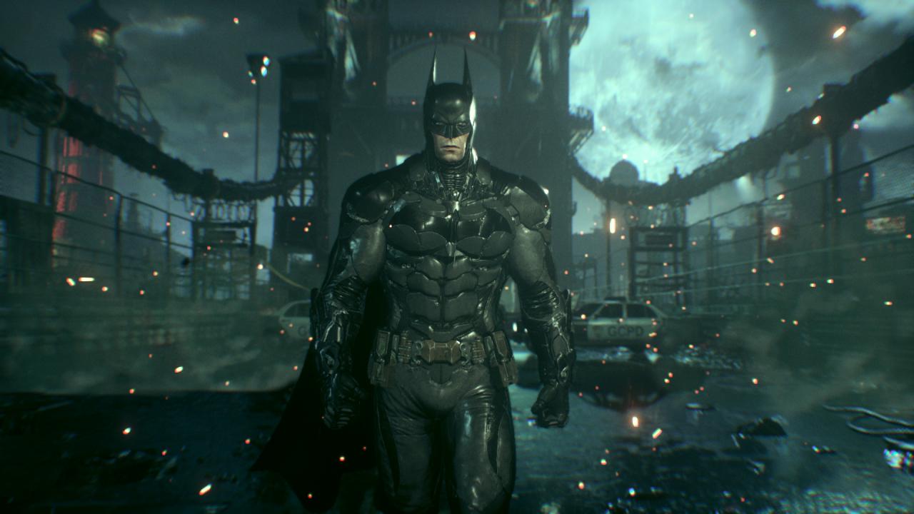 [25/06/2015] Beeindruckend inszeniert: Gameplay und Echtzeit-Zwischensequenzen gehen in Batman: Arkham Knight flüssig ineinander über. (PC)