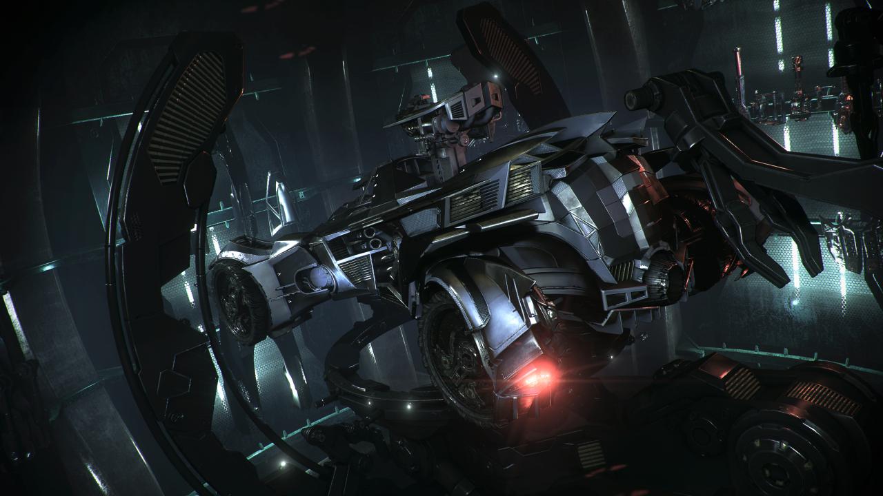 [19/06/2015] Nicht nur Batman sammelt Upgrades, auch das Batmobil wird im Spielverlauf mehrfach aufgerüstet. (Bild vom Hersteller)