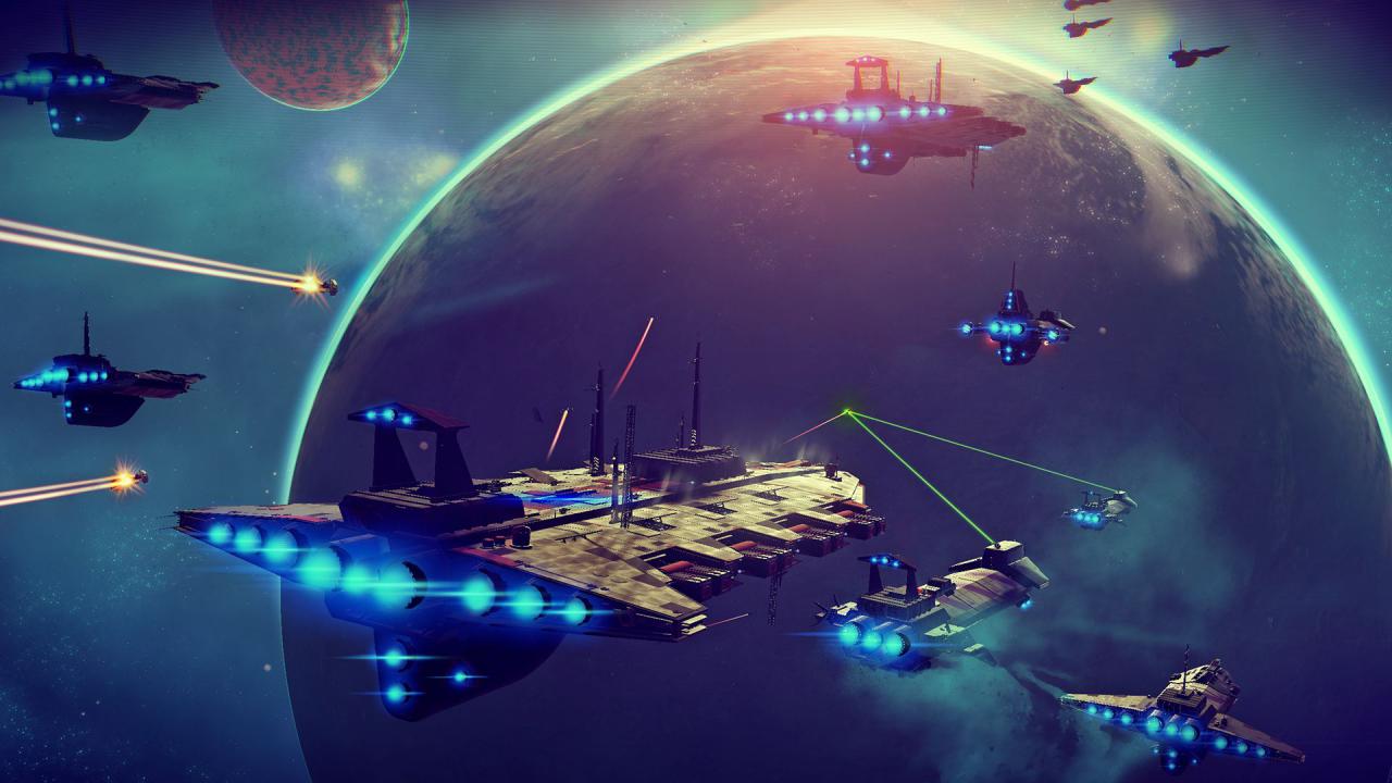 [17/06/2015] Große Schlachten gehören zu einem Weltraumspiel einfach mit dazu. Inwiweit No Man's Sky hier auf Dauer punkten kann, muss sich noch zeigen.