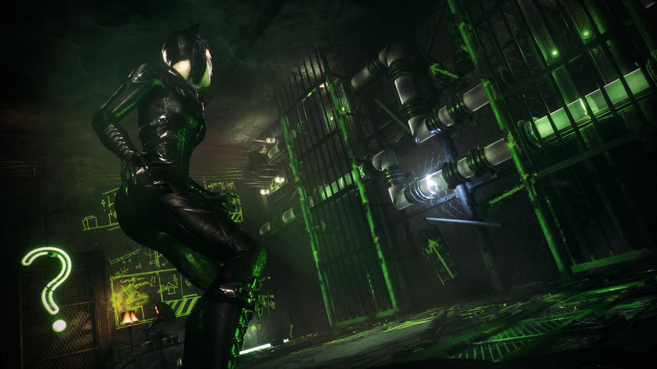 [19/06/2015] Catwoman und Batman müssen sich verbünden, um Riddlers Aufgaben zu knacken. (Bild vom Hersteller)