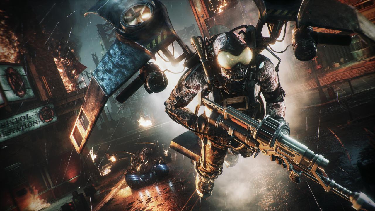 [19/06/2015] Den aus Arkham Origins bekannten Firefly müssen wir drei Mal durch die Stadt verfolgen, bis wir ihn zu fassen kriegen. Leider nervig! (Bild vom Hersteller)