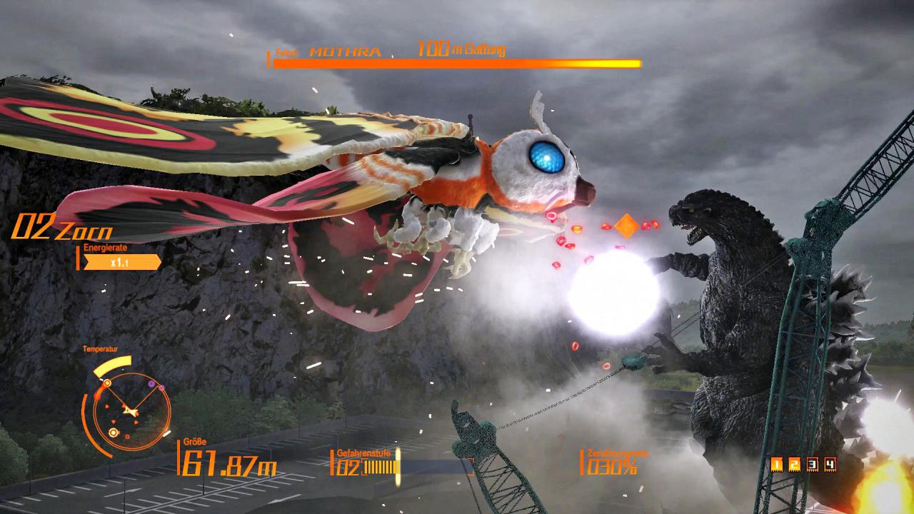 [23/07/2015] Berühmte Gegner: Im Spiel erwarten euch spannende Kämpfe gegen andere Riesenmonster wie beispielsweise Mothra, Rodan oder Mechagodzilla.