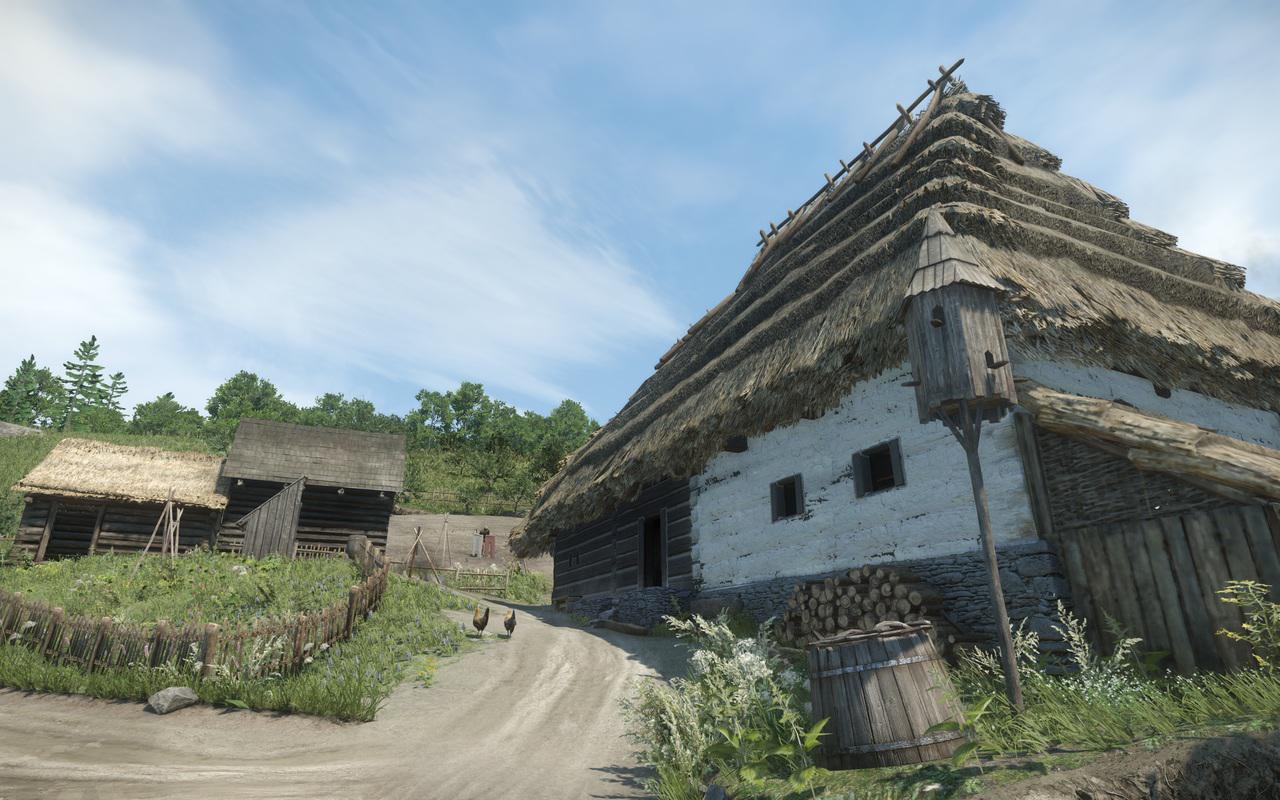 Die malerisch gestalteten Mittelalterdörfer im Spiel entstehen mithilfe aufwändiger Historienrecherche.