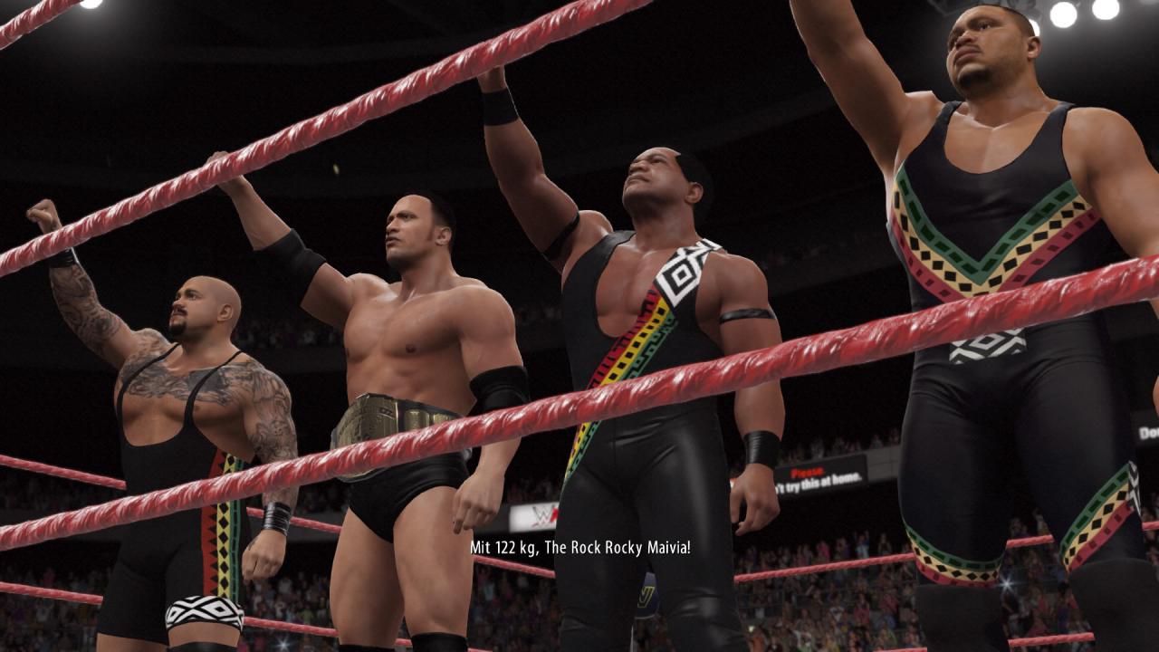[30/10/2015] Im Showcase trefft ihr natürlich auf bekannte Charaktere und Gruppierungen wie der Nation of Domination...