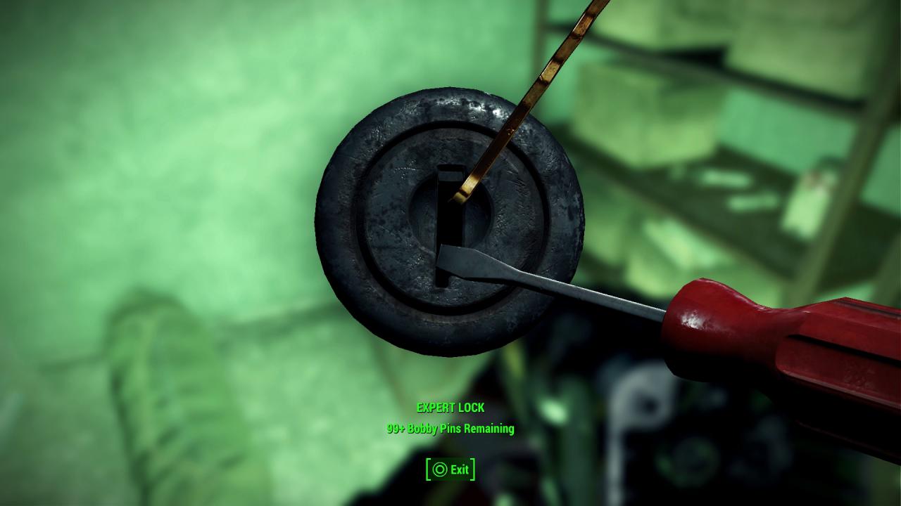 [09/11/2015] Schlösser knacken und Computer hacken, das funktioniert genauso wie in Fallout 3. (PS4)