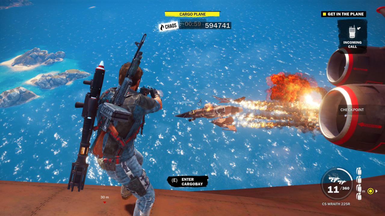 [30/11/2015] Auf dem dach eines fliegenden Frachtfliegers kämpfen? Kein Problem in Just Cause 3!