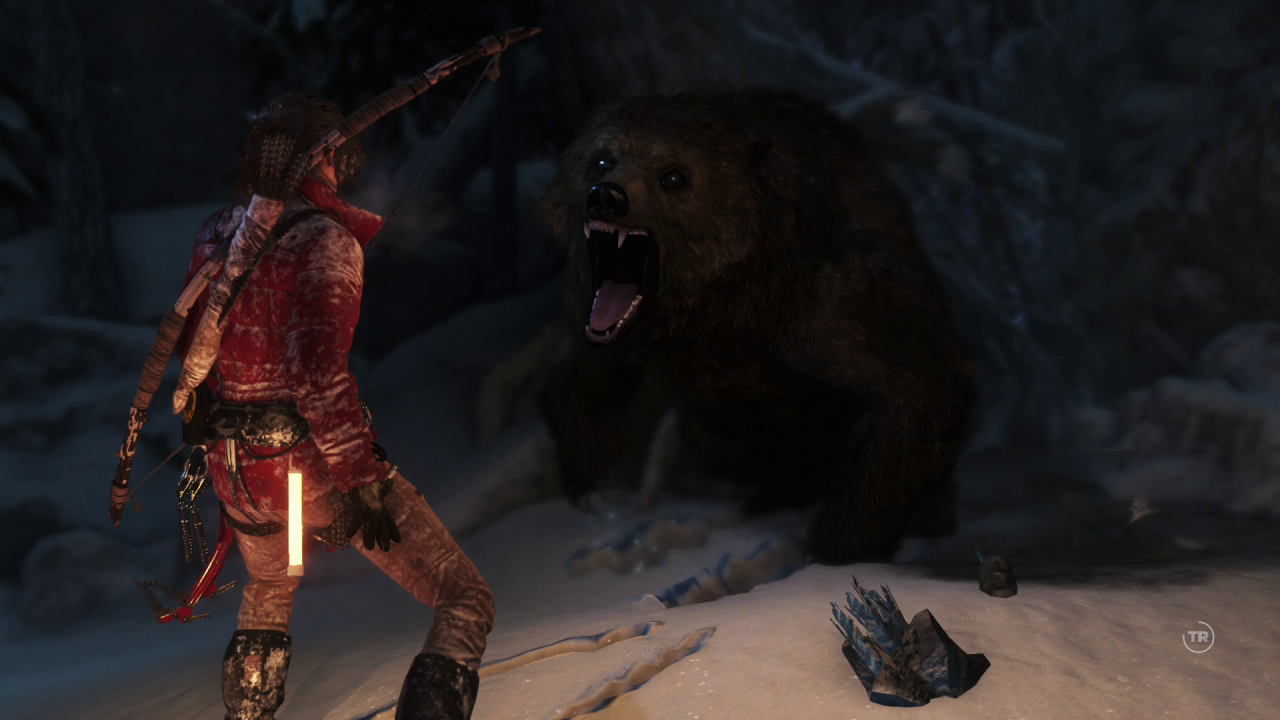 [10/11/2015] In Rise of the Tomb Raider gibt es zwar keinen aufgesetzten Survival-Part, gegen die Wildnis und deren Gefahren müsst ihr euch trotzdem immer wieder erwehren.