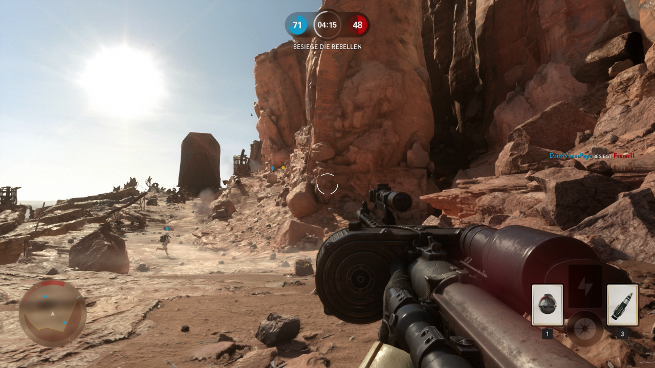 [18/11/2015] Optisch ist Star Wars: Battlefront eine Wucht - so schön wurden die Planeten des Star Wars-Universums noch niemals zuvor in einem Spiel umgesetzt. Auch die Atmosphäre der Filme wird perfekt eingefangen.