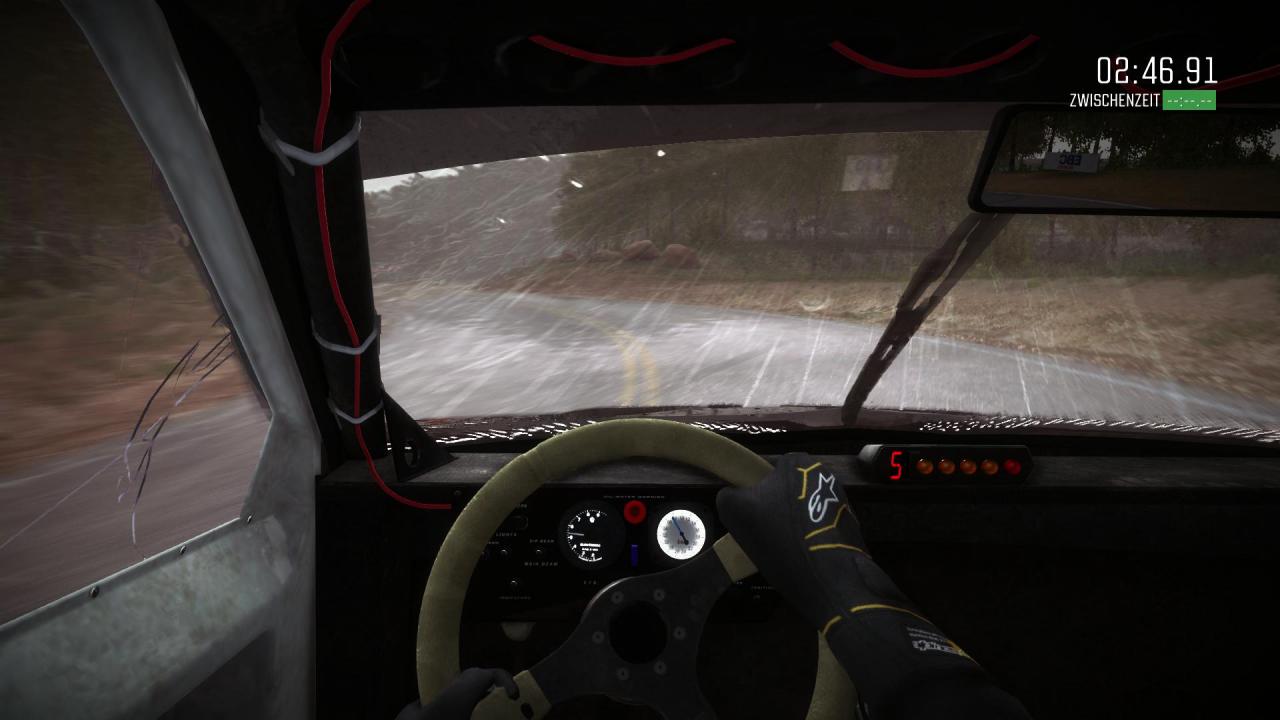 [14/12/2015] Die Cockpit-Ansicht bringt echte Rallye-Atmosphäre.