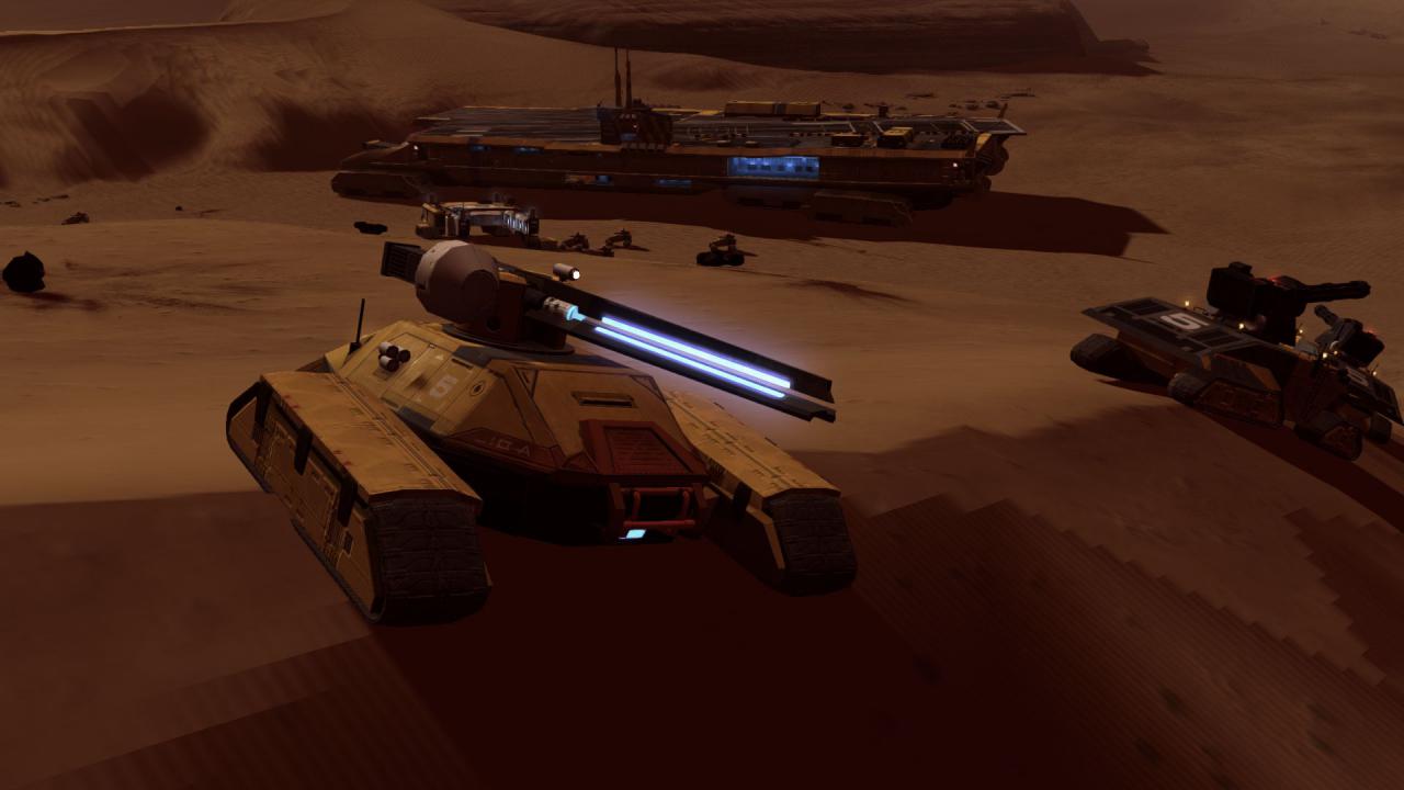 [19/01/2016] Das Einheitendesign in Homeworld: Deserts of Kharak ist wunderbar stimmig und passt gut zum Setting.