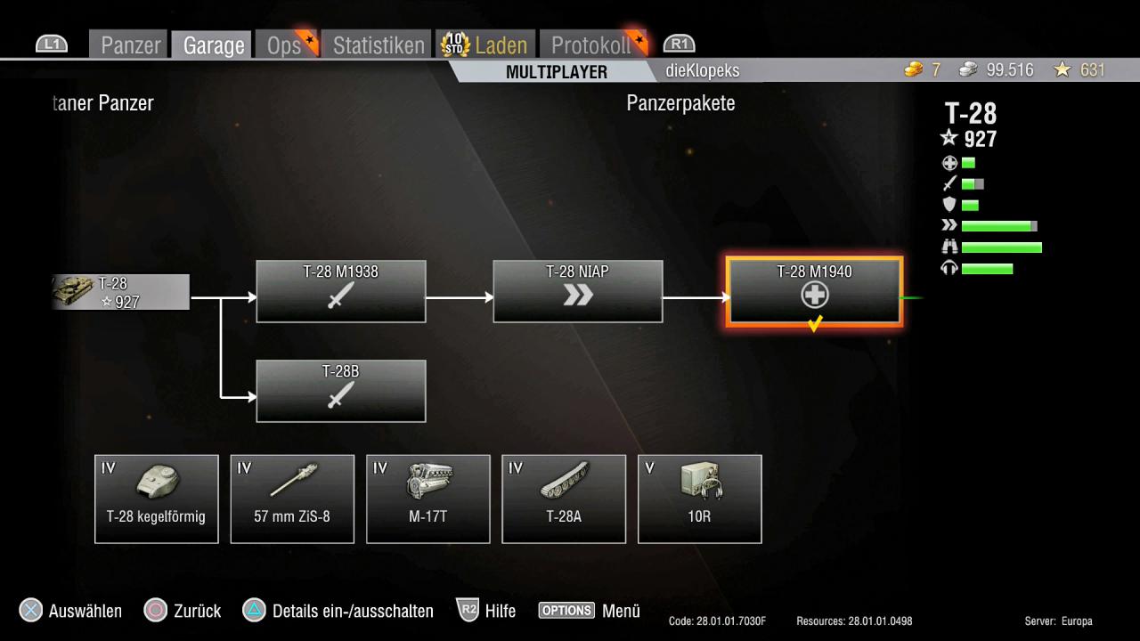 [22/01/2016] Im Gegensatz zur PC-Version könnt ihr in der PS4-Fassung nur Bauteilgruppen und nicht einzelne Teile verbessern.