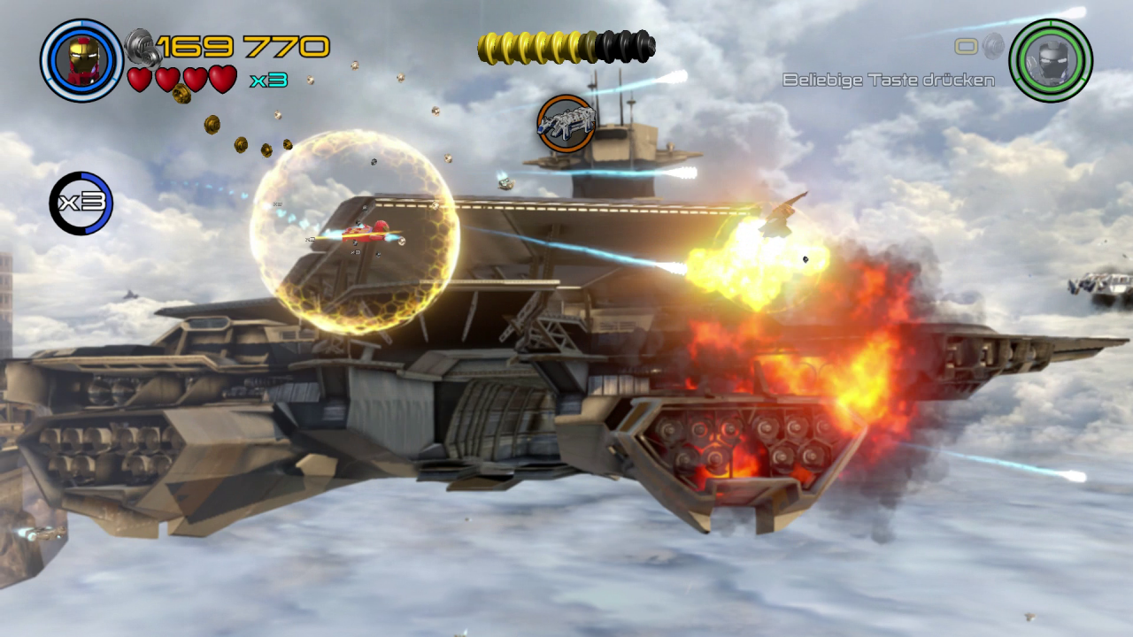[05/02/2016] Trotz einiger lahmer Abschnitte glänzt Lego Marvel's Avengers mit Abwechslung. Die 2,5D-Shooter-Passagen mit Iron Man sind äußerst spaßig, aber etwas zu kurz.